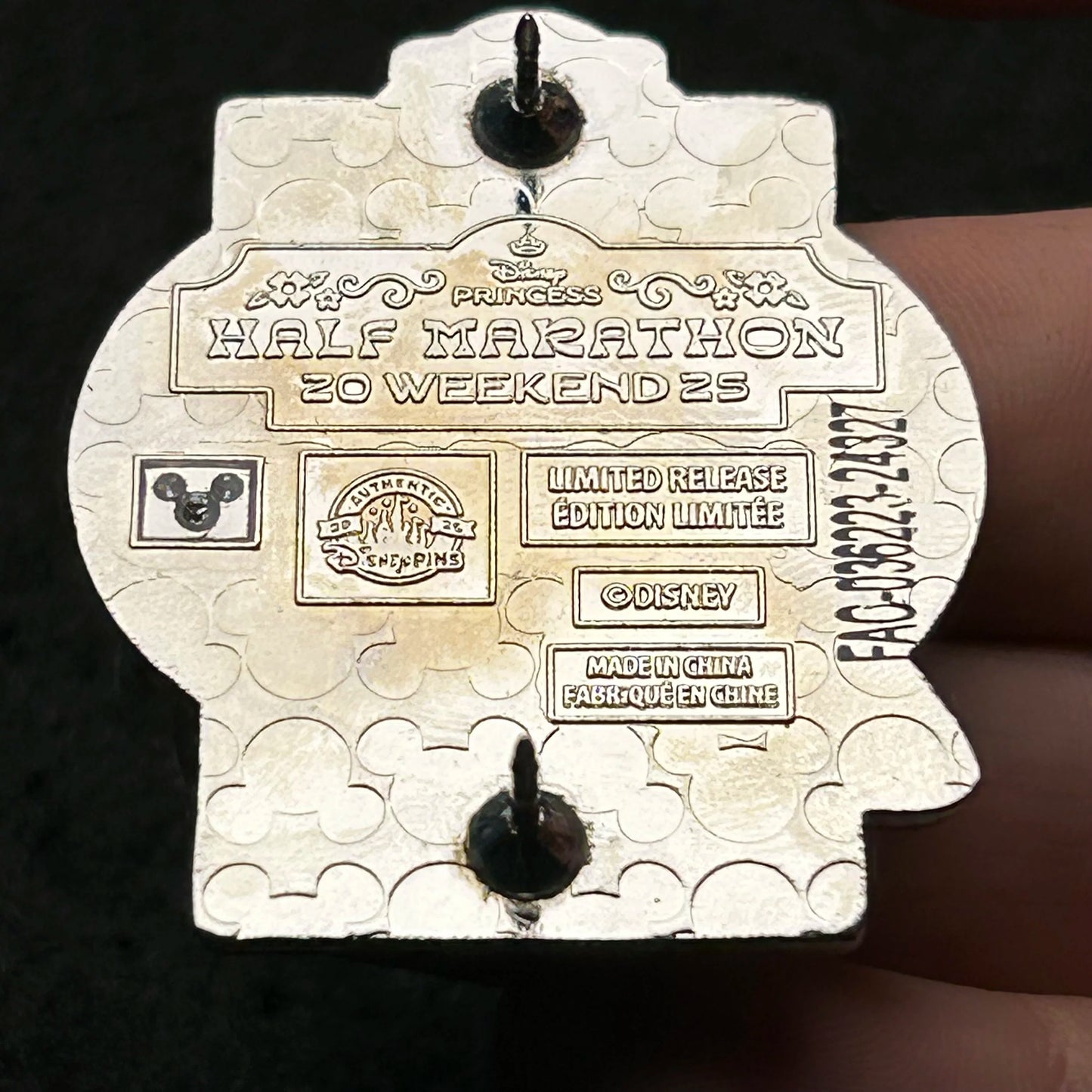 2025 - Jasmine - 10k - runDisney - Princess Marathon Week - LR - Disney Pin