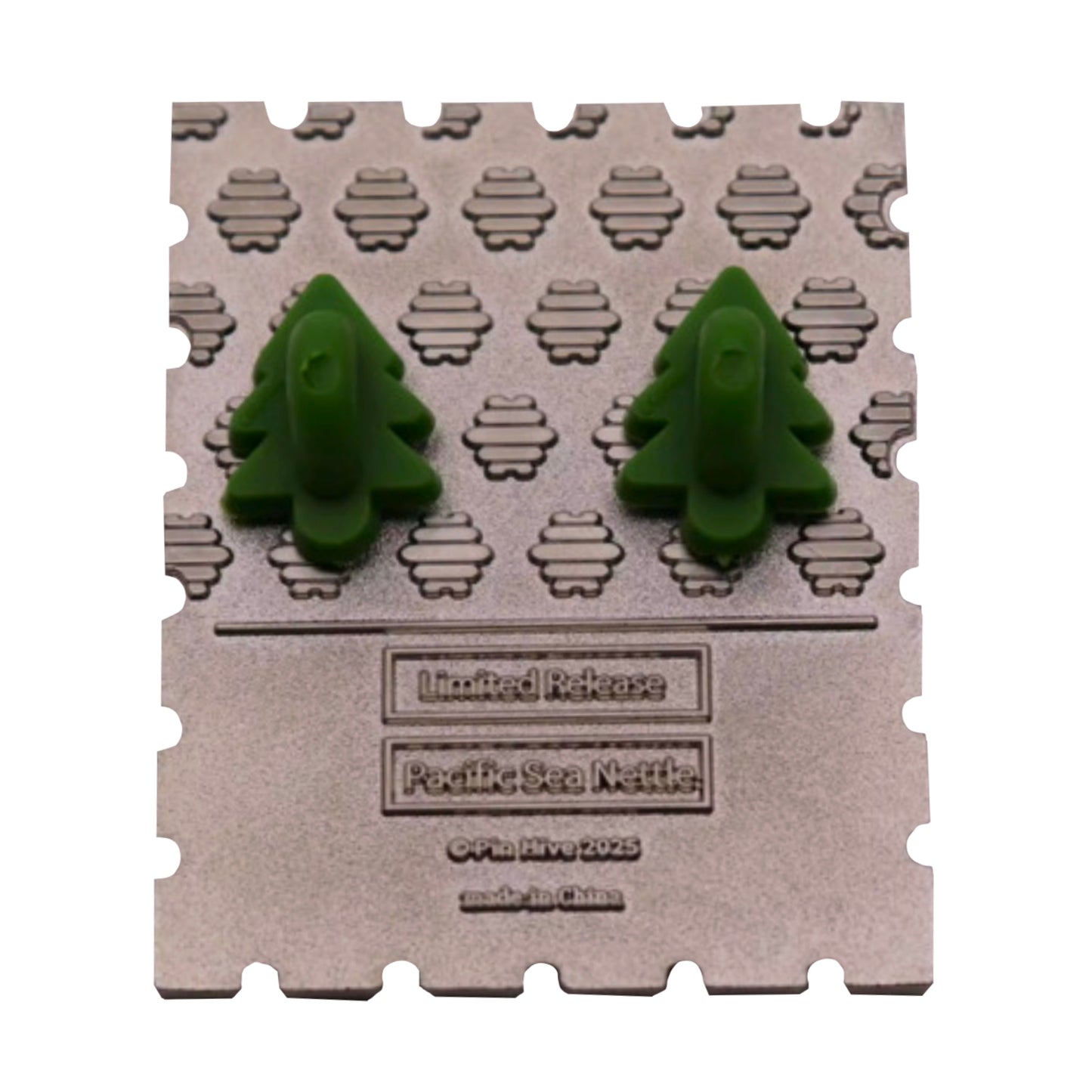 Pacific Sea Nettle Jellyfish Postage Stamp Pin