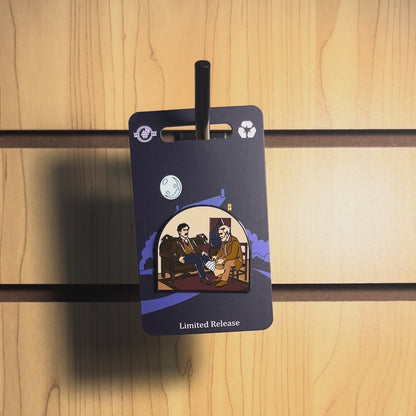 Dr Mudd and John Wilkes Booth - Historical Series Pin With Magnet