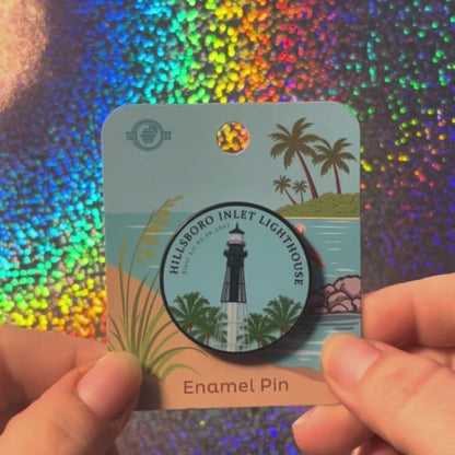 Hillsboro Inlet - Florida Lighthouse Pin With Magnet